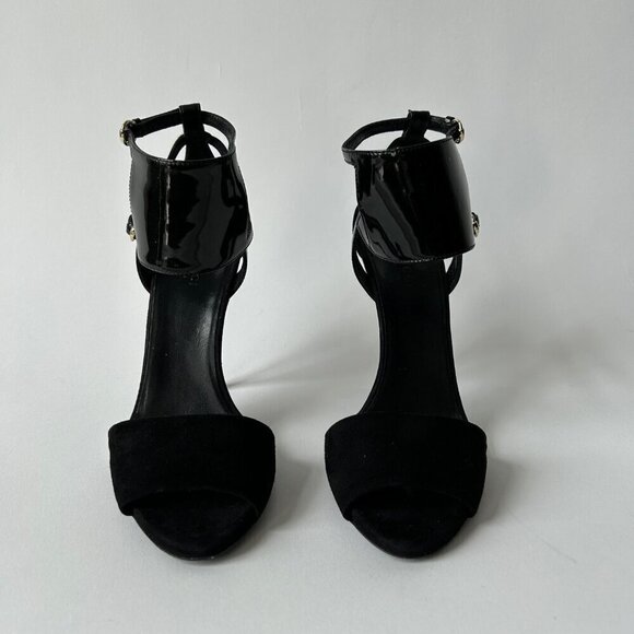 GUCCI VINTAGE SS08 BLACK SUEDE SANDALS SIZE 37.5 - Picture 4 of 9